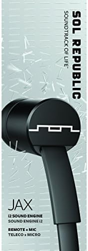 SOL REPUBLIC Jax Wired In-Ear Headphones for Android – Tangle-Free, Noise-Isolating Audio Experience with 4 Ear Tip Sizes for Customized Comfort – Stylish Red Design Perfect for Calls & Music Playback