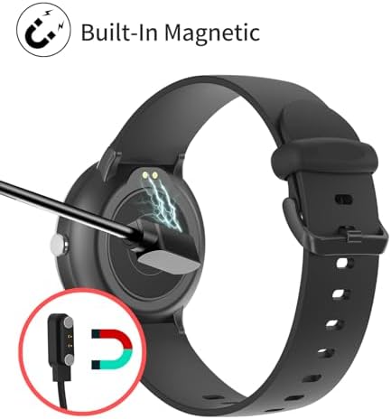 H39 R Kids Smart Watch Magnetic Charger – Ultra-Fast USB Charging Cable for H39 R Smartwatch – Durable, Lightweight Design Tailored for Active Lifestyles – Effortless Power Solution for Busy Families – Ensures Continuous Connectivity and Adventure Readiness