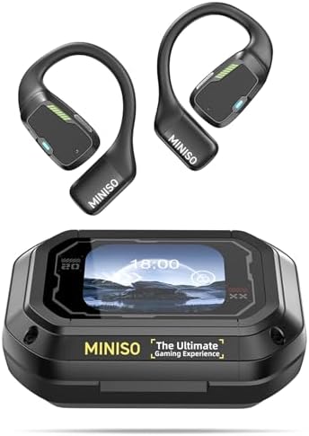 MINISO M98 Bluetooth 5.4 Open Ear Translation Earbuds – Advanced Real-Time Language Translator with 135 Languages, Waterproof Features, and LED Battery Indicator for Effortless Communication While Traveling, Working, or Exercising MINISO M98 Bluetooth 5.4 Open Ear Translation Earbuds – Advanced Real-Time Language Translator with 135 Languages, Waterproof Features, and LED Battery Indicator for Effortless Communication While Traveling, Working, or Exercising