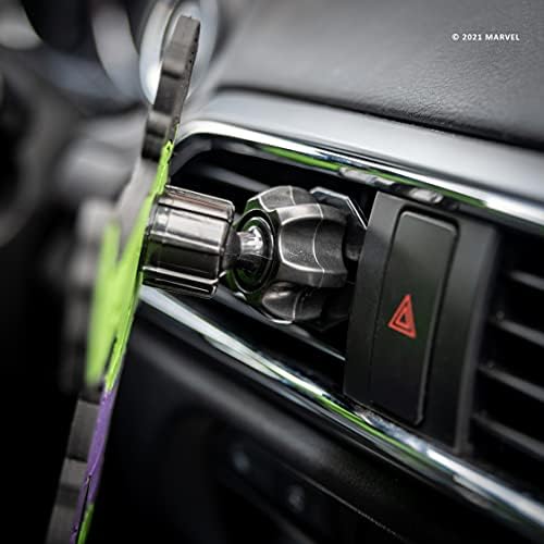 Marvel Spiderman Hug Buddy Adjustable Air Vent Smartphone Holder – Universal Car Mount for i Phone, Samsung Galaxy, LG & More – Secure & Stylish Phone Accessory for Safe Driving & Easy Navigation