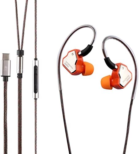 Discover Unmatched Audio Quality with Linsoul 7 Hz Salnotes Zero Hi-Fi In-Ear Earbuds – 10 mm Dynamic Driver for Rich Sound, Durable Stainless Steel Design, Detachable OFC Cable, Type C Connectivity with Mic – Perfect for Audiophiles and On-the-Go Music Lovers