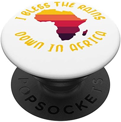 Elevate Your Mobile Experience with the “I Bless The Rains Down In Africa” Humorous Swappable Pop Grip – The Ultimate Fun & Functional Phone Accessory for Smartphones and Tablets – Perfect Comedic Gift for Him Featuring a Conversation-Starting Design and Enhanced Usability for On-the-Go Lifestyles