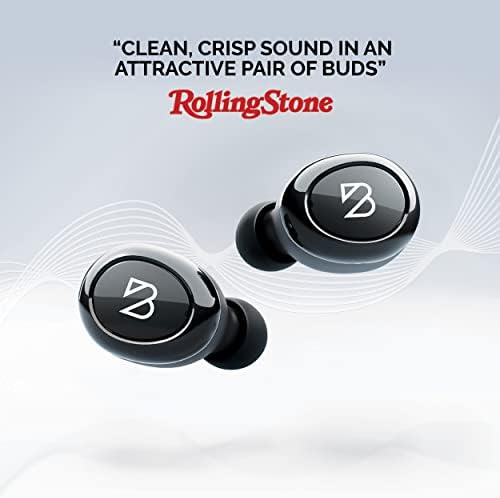 Back Bay Audio Duet 50 Pro Wireless Bluetooth Earbuds – Ultimate Sweatproof TWS Headphones with 130-Hour Battery Life for Runners and Fitness Enthusiasts, Compact Charging Case, Built-in Microphone for Seamless Calls, Compatible with i Phone & Android Devices