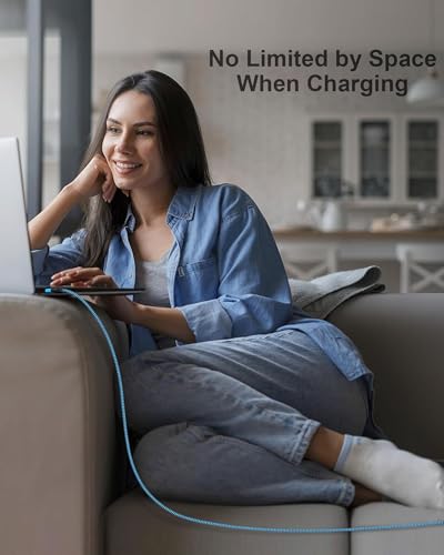 High-Performance USB C to Magnetic 3 Charging Cable – 140 W Fast Charge Braided 6 FT Power Cord for Mac Book Pro (14” & 16” M4/M3/M1) & Air (13” & 15” M2) – Magnetic Connection for Effortless Use – Durable, Tangle-Free Design for Ultimate Convenience and Speed
