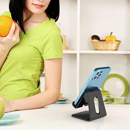 Crpich Acrylic Cell Phone Stand, Portable Phone Holder, Clear Phone Stand for Desk, Compatible with Phone16 15 14 13 12 Pro Max 11 Xr Plus SE, Switch, Android Smartphone, Pad, Desk Accessories, 2 Pack – Enhanced Compatibility and Speed