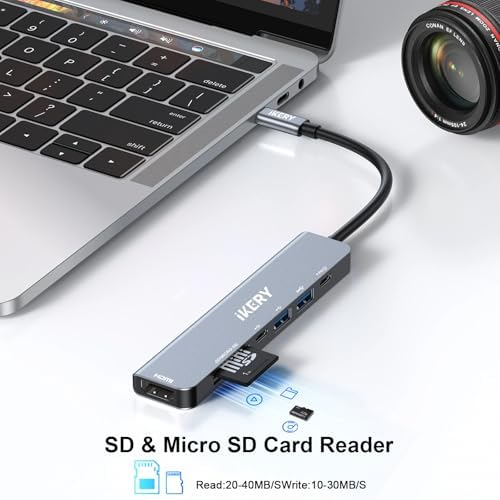 Elevate Your Workstation with the IKERY 11-in-1 USB C Hub – Unleash 4 K HDMI, 1080 P VGA, 100 W Power Delivery, and High-Speed RJ45 Ethernet for Seamless Connectivity – Perfect Laptop Companion for Professionals and Creatives Seeking Efficiency and Versatility in One Sleek Design