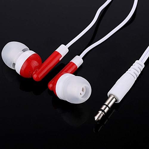 Bulk Pack CN-Outlet Orange Earbuds – Individually Bagged Headphones for i Phone, Android & MP3 Players – Perfect for Schools, Libraries & Hospitals – High-Fidelity Sound, Lightweight & Durable Design – 50 Count Audio Solution for Classroom & Professional Use