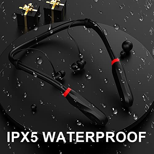 I35 Bluetooth Wireless Earbuds – 120 Hours Playtime, IPX5 Waterproof Neckband, Magnetic Suction Design, Skin-Friendly Comfort for Active Lifestyles, Enhanced Device Compatibility