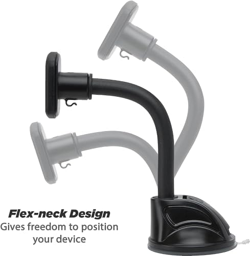 Scosche MXDM Ultra-Strong Magnetic Car Phone Holder – Secure Dashboard Mount for i Phone, Samsung & All Smartphones – Effortless Hands-Free Navigation & Enhanced Driving Safety with Durable Metal Plate