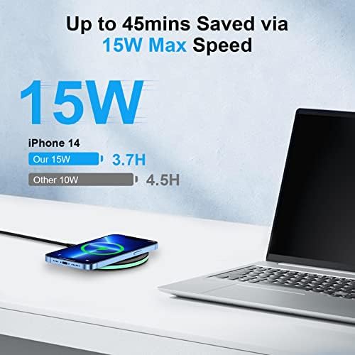 Elevate Your Charging Experience with the Google Pixel 9 a 8 Wireless Charging Pad – 15 W Fast Charging Station for Pixel 9 Pro, Samsung Galaxy S25 Ultra, i Phone 16 & More – Sleek Design, Enhanced Compatibility, and Safety Features for Effortless Power-ups