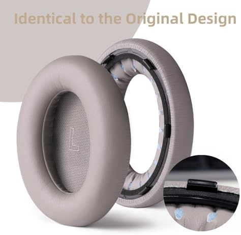 Ultimate Comfort Earpads for Bose Quiet Comfort Ultra Wireless Headphones – Premium Protein Leather & High-Density Memory Foam for Superior Noise Isolation and Enhanced Audio Experience