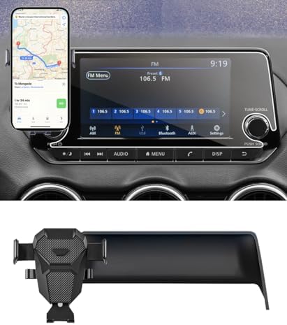 Nissan Altima, Sentra & Rogue Dash Mount Phone Holder – Premium Adjustable Cradle for Smartphones (8-Inch Screen) – Secure, Tool-Free Installation for Enhanced Driving Safety & Convenience (2019-2025)