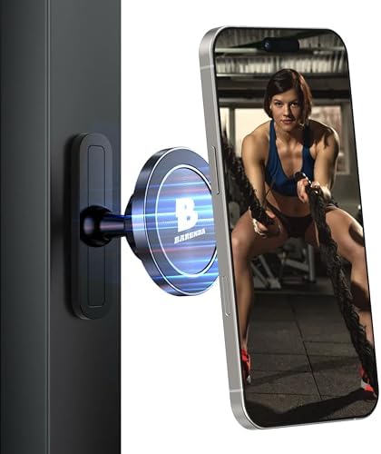 Revolutionary Magnetic Phone Mount for Gym Enthusiasts – Dual-Sided N52 Super Magnets for Unmatched Grip and Stability, Perfect for All Phone Models, Effortlessly Attaches to Metal Surfaces, Portable Workout Companion for Men & Women, Hands-Free Filming and Easy Access to Devices – Optimized for Active Lifestyles and Enhanced Convenience