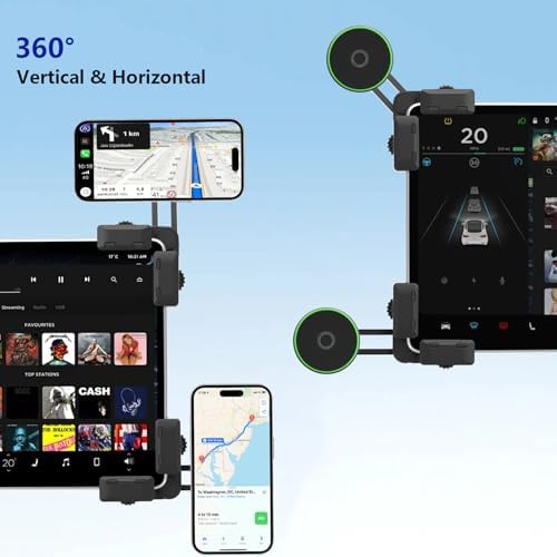 Experience Unmatched Convenience with the Topfit Tesla Wireless Charging Phone Mount – Magnetic Holder for Model Y (Juniper) & Model 3 (Highland), Perfectly Engineered for Seamless Smartphone Access and Rapid Charging. Elevate Your Drive with Effortless Installation and a Sleek Design That Complements Your Tesla’s Aesthetic While Ensuring a Secure Grip on Your Device. Enjoy Hands-Free Navigation and Calls, Enhanced Safety, and Eliminate Cord Clutter with this Durable, High-Quality Accessory. Ideal for Tech-Savvy Tesla Owners Seeking Functionality and Style in One Innovative Solution.