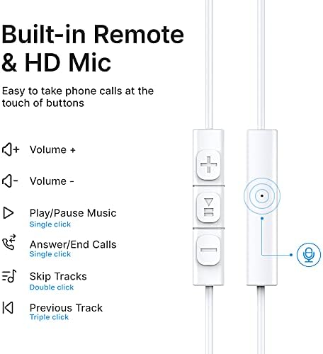 Elevate Your Audio Experience with MFi Certified Lightning Earbuds for i Phone – Wired Headphones Featuring Built-in Microphone, Volume Control & Ergonomic Design for Models 11, 12, 13, 14, Pro Max, XR, SE – Exceptional Sound Quality & Comfort for Music Lovers and Professionals