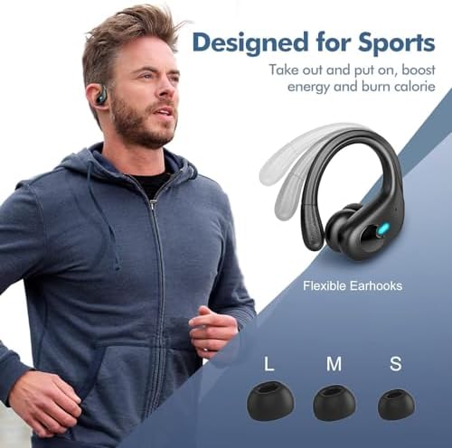 Unleash the Power of Sound with Next-Gen Bluetooth 5.3 Wireless Earbuds – Immerse Yourself in Hi-Fi Stereo Experience, 80-Hour Playtime with Innovative Dual LED Charging Case, Engineered for IPX7 Waterproof Resilience – Seamlessly Compatible with Android & i OS Devices for Ultimate Connectivity and Comfort