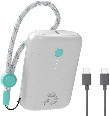 Ultimate Champ 10,000 m Ah Portable Charger – Dual USB-C Power Bank with 20 W Fast Charging for i Phone, Laptops, Tablets & More – Travel Essential with Included Cable for Enhanced Device Compatibility and Performance