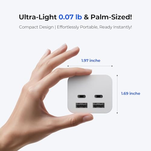 Elevate Your Mac Mini Experience with the GIISSMO 6-in-1 Aluminum Dock – Ultimate High-Speed Connectivity Hub Boasting Dual USB A & C Ports, SD/TF Card Readers for Lightning-Fast Data Transfers, and Effortless Multi-Device Integration – Transform Your Workflow with a Sleek and Portable Design for On-the-Go Professionals