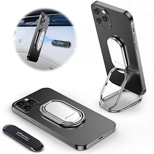 360° Rotating Phone Ring Holder with Magnetic Car Mount – Ultimate Finger Grip Stand for Smartphones and Tablets – Enhanced Stability with Durable Zinc Alloy – Versatile 2-in-1 Design for Desk and On-the-Go Use – Perfect for i Phone, i Pad, and More – Effortless Attachment and Removal – Ideal for Travel, Gaming, and Everyday Safety – High-Quality 3 M Adhesive for Secure Fit – Responsive Customer Support for Hassle-Free Experience – Compatible with Various Car Models and Surfaces – Enjoy Unmatched Convenience and Style with this Premium Phone Accessory