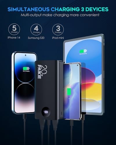 High-Capacity 26800 m Ah Portable Charger Power Bank – PD 20 W Fast Charging Battery Pack with USB-C & Type-C Compatibility for i Phone, i Pad, Samsung Galaxy, and More – Ultimate Travel Power Solution with Smart Charging Technology
