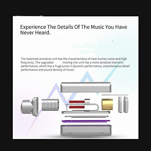 KZ ZSN Pro Hybrid In-Ear Earbud Headphones – High-Fidelity Audio with Dynamic Driver & Balanced Armature, Stylish Metal Faceplate, Detachable Cable for Custom Connectivity – Perfect for i Phone & Android Use, Ideal for Fitness & Everyday Listening (Blue, No Mic)