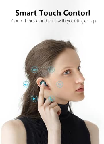 Aruind® Premium Bluetooth Earbuds – 56 Hours Playback True Wireless Stereo with IPX7 Waterproof Rating, Deep Bass Sound, LED Battery Display & Long-Distance Connectivity – Ideal for Active Lifestyles and Seamless Device Compatibility