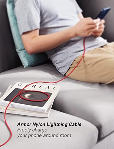 Experience Unmatched Charging Efficiency with the ohbox USB-C to Lightning Cable 3 FT – 3 Pack Fast Charging Braided Cords for i Phone 14/13/12/11 and i Pad – Ultimate Durability and Compatibility for Your Devices
