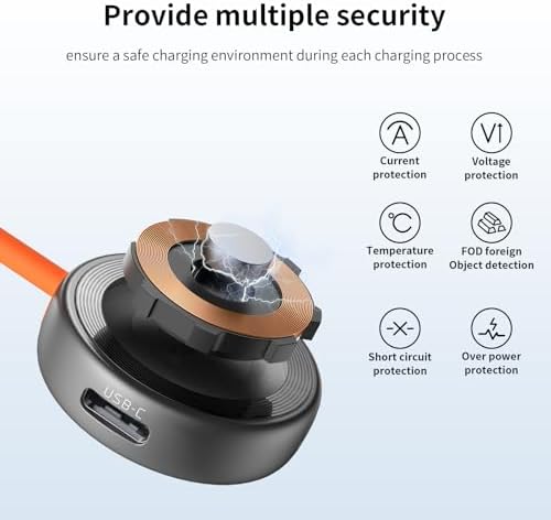Mcdodo Magnetic Fast Charger for Apple Watch – Ultra-Portable Wireless Charging Hub with Dual USB-C & Lightning Compatibility – Rapid Power Solution for All Series Including Ultra & SE – Sleek, Lightweight Design Perfect for Active Lifestyles and On-the-Go Charging