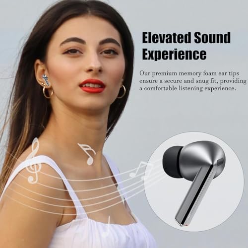 Upgrade Your Samsung Galaxy Buds 3 Pro Experience with Premium Memory Foam Earbud Tips – 4 Pairs of Comfort-Enhanced Eartips for Superior Noise Isolation and Ultimate Audio Clarity – Custom Fit for All Ear Sizes – Essential Galaxy Buds Accessories