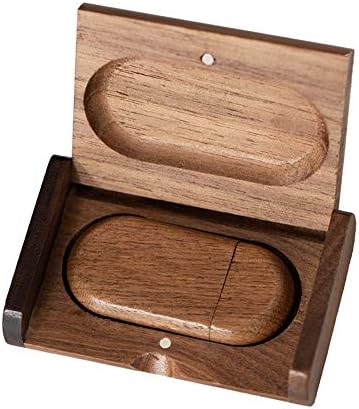 Elegant Maple Wood USB 3.0 Flash Drive – 32 GB Super-Speed Jump Drive Box by FEWINA, Perfect Gift for Photographers, Stylish Data Storage Solution for Weddings, Anniversaries, and Birthdays, Unique Wooden USB Stick with Enhanced Compatibility
