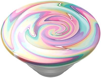 Vibrant Mag Safe Rainbow Glass Pop Socket Grip & Stand – Secure Hands-Free Kickstand for Effortless Wireless Charging and Enhanced Smartphone Functionality