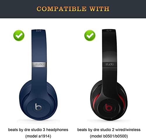 Crystal Blue Headband Replacement for Beats Studio3 & Studio2 Wireless Headphones – Premium Comfort & Style Upgrade for Enhanced Audio Performance and Aesthetic Appeal