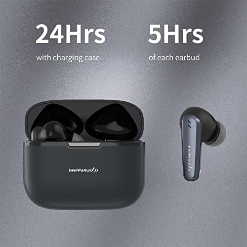 HAPPYAUDIO S4206 Bluetooth Wireless Headphones – Ergonomic Design with Long Battery Life for Uninterrupted Sound Enjoyment and Seamless Device Compatibility