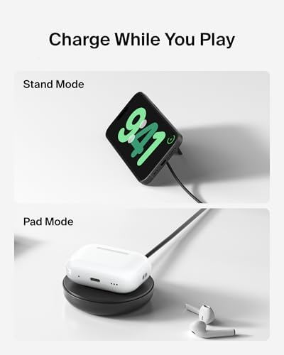 Belkin Boost Charge Pro 15 W Magnetic Wireless Charging Pad with Pop-Up Stand – Qi2-Certified Fast Charger for i Phone 16 Series, Samsung Galaxy S25, and Air Pods – Includes 20 W Power Supply – Eco-Friendly Design with 75% Recycled Materials – Optimal Charging Solution for Home and On-the-Go