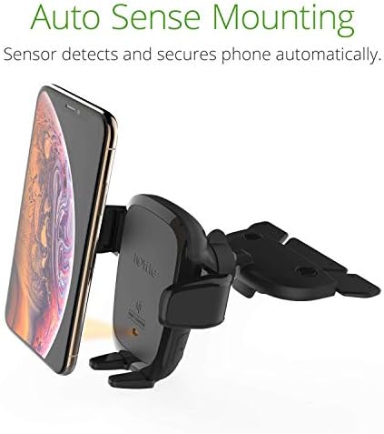 Upgrade Your Driving Experience with the i Ottie Auto Sense 2 Qi Wireless Charging Air Vent Phone Holder – Effortless Auto-Clamping Smartphone Mount for Secure Vehicle Access – Compatible with i Phone, Google Pixel, Galaxy, LG, Huawei & More – Tangle-Free One-Hand Operation for Enhanced Safety and Convenience in Every Journey