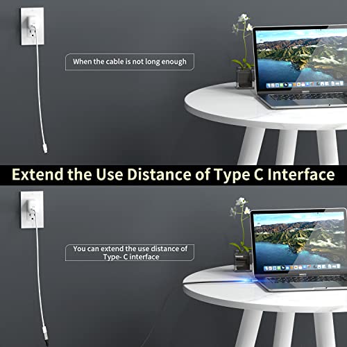 USB-C 4FT 40Gbps Braided Cable – 90 Degree, 8K Display, 100W Charging, Compatible with Thunderbolt 4/3 USB4/3, MacBook Pro, External SSD, eGPU – Enhanced Compatibility and Speed