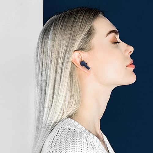 AIHOOR Bluetooth 5.3 Wireless Earbuds – Ultimate 30-Hour Battery Life with Extra Bass, Touch Control, and Built-in Mic for Sports and Music Lovers – High Gloss White Design for Stylish Audio Freedom