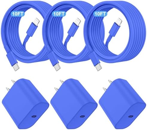 Ultra-Fast Charging Kit for i Phone 14/13/12 – 20 W USB-C Power Block & Dual 6 FT Lightning Cables in Vibrant Green – Superior Compatibility for Pro/Plus Models – Recharge Up to 50% in Just 30 Minutes – Stylish, Durable Design for Daily Use – Maximum Efficiency Meets Trendy Aesthetics