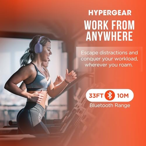 Transform Your Listening Journey with Premium Foldable Bluetooth Over-Ear Headphones – Superior Noise Isolation for Ultimate Focus, Plush Foam Ear Cushions for Extended Comfort, and Built-in Microphone for Effortless Communication – Perfect for Fitness Enthusiasts and Travel Lovers Alike, Unisex Design for All Users