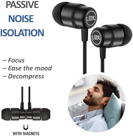 Uli X Rider Magnetic USB-C Earbuds – Premium Audio Experience for i Phone 15 Pro Max & Samsung Galaxy S23 Ultra – Noise-Isolating Design with 5-Year Warranty – Ergonomic Comfort for Music, Gaming, and Podcasts – Fast Charging & Data Transfer Capability