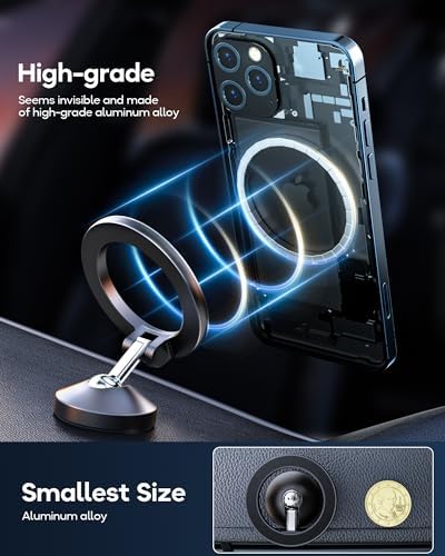 Elevate Your Drive with the NTMY CD Slot Phone Mount – One-Hand Operation, Universal Compatibility for i Phone & Android, Hands-Free Access for Navigation & Calls, Durable Design with 360-Degree Rotation, Perfect Car Accessory for Safer Driving Experience