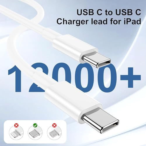 Ultimate 20 W Fast Charging Solution: 10 Ft i Phone 15 Charger with 3 Durable USB-C Cables & Dual Wall Adapters – Compatible with i Phone 15/15 Pro/Pro Max, i Pad Pro, Air Pods, and Samsung Devices for Rapid Power-Up and On-the-Go Convenience