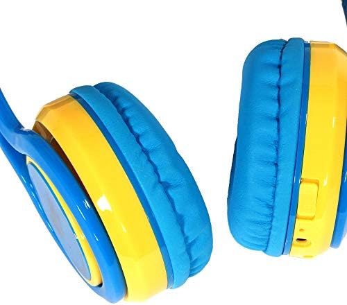 Vibrant Contixo KB-2600 Kids Bluetooth Headphones – Safe 85 d B Volume Limiting Over-Ear Design with Built-in Mic, FM Radio & Micro SD Slot – Portable Foldable Fun in Eye-Catching Green & Orange for Ultimate Audio Adventure