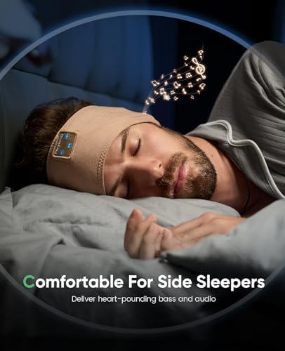 Perytong Wireless Bluetooth Sports Headband Headphones – Ultimate Comfort & Crystal-Clear Sound for Sleep, Yoga & Jogging – Perfect for Insomnia Relief, Meditation, and Easy Device Pairing