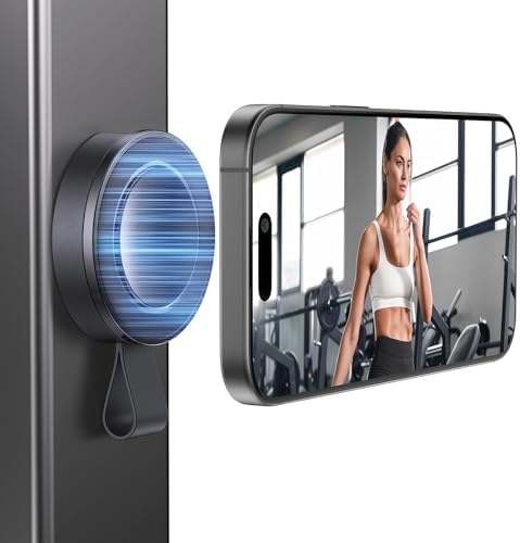 Revolutionize Your Mobile Experience with the Mii KARE Iron Grip Slim Magnetic Phone Holder – Dual Grip Technology for Ultimate Stability | Versatile Magnetic & Suction Phone Mount for Gym, Shower, Kitchen | Universal Compatibility with i Phone 16 Pro Max, 15, 14, 13, 12 | Effortless Hands-Free Operation & 360-Degree Viewing Angles for Convenience on the Go