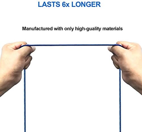 Premium 5-Pack i Phone Charger Set: MFi Certified Nylon Braided Fast Charging Cables (3 FT, 6 FT, 10 FT) for i Phone 14/13/12/11/X/Max/8/7/6/5/SE/i Pad – Unmatched Durability & Versatile Lengths for Every Lifestyle