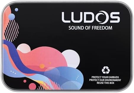 LUDOS SPECTA Wired Earbuds: Premium Noise-Isolating In-Ear Headphones with Microphone for Clear Calls, Ergonomic Fit for Small Ears, 5-Year Warranty, Compatible with i Phone, Android, Samsung, and Laptops – Perfect for Students and Professionals Seeking Quality Sound and Comfort