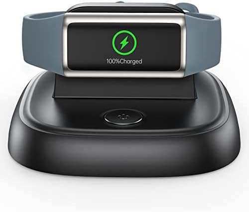 LVFAN Fast Charging Dock for Fitbit Charge 6, Charge 5 & Luxe – Magnetic Charger Stand with Reset Button for Efficient Power Management – Ultimate Smartwatch Charging Solution for Active Lifestyles