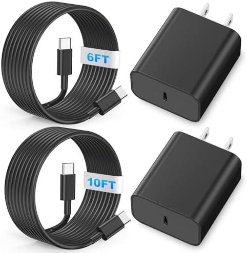 Lightning-Fast 20 W USB-C Wall Charger & 10 FT Cable for i Phone 15/16/Plus/Pro Max – Sleek Pink-Blue Power Adapter for Ultimate Charging Performance and Versatile Use