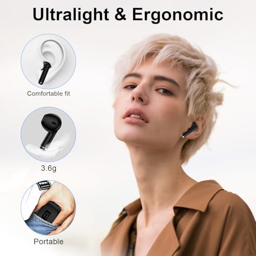 Experience Unmatched Audio Clarity with Bluetooth 5.3 Wireless Earbuds – 60-Hour Battery Life for Extended Enjoyment, IPX7 Waterproof for the Active Lifestyle, Ergonomic Design for Ultimate Comfort, Dual LED Battery Indicator for Easy Monitoring, Perfectly Compatible with Samsung Galaxy A Series & i Phone 16/15 Series – Tailored for Audiophiles and Fitness Aficionados